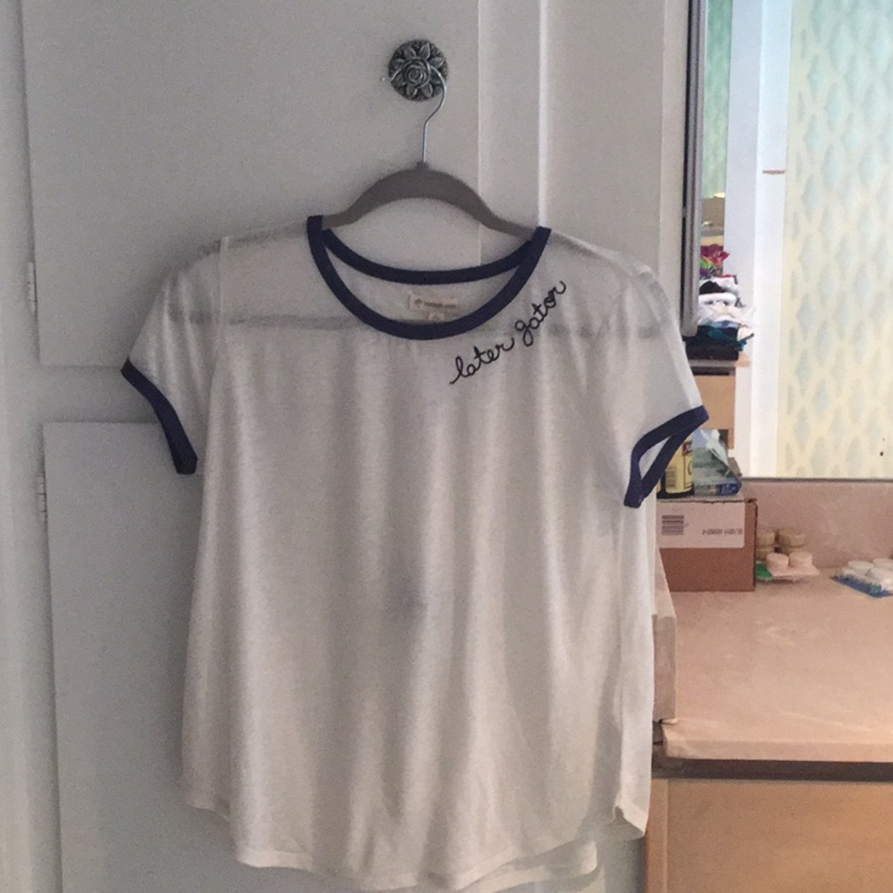 “Later Gator” White Tee